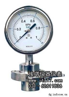 衛生型隔膜壓力表
